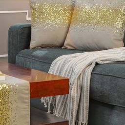 MASPAR Beige 2 Pieces Cotton Square Cushion Covers-picture-18
