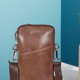 Sassora Leather Sling Bag with Cut Work-image-38