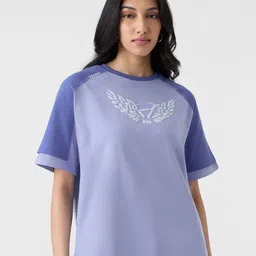 The Souled Store Graphic Printed Drop-Shoulder Sleeves Pure Cotton Oversized T-shirt-picture-22