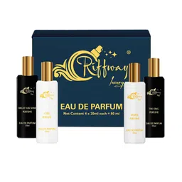 riffway Set Of 4 Bright Sun Shine- Cube- The King- Venus Eau De Parfum- 20 ml Each-57