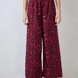 SZN Women Animal Printed Wide-Leg Palazzo Pants-image-53