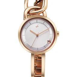 Fastrack Women Brass Embellished Dial & Bracelet Style Straps Analogue Watch 6298WM01-image-30