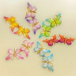Samsara Couture Girls Set of 6 Alligator Hair Clip-11