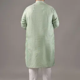 SOJANYA PLUS Men Regular Kurta with Pyjamas image 3