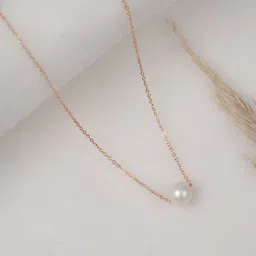 Zeraki Jewels Gold-Plated Oval Pendants with Chains-14