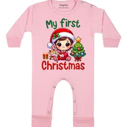 Arvesa My First Christmas Printed Bodysuit-image-58