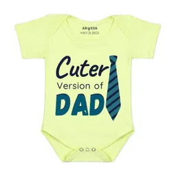 Arvesa Cutest Version Of Dad Printed Bodusuit-image-89