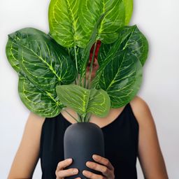 ARTSY Green 1 Pieces Monstera Deliciosa Artificial Flower-image-91