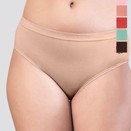 Kalyani Eve Pack Of 6 Cotton Mid-Rise Hipster Briefs Eve_S_PRS_SGR_CFE_DBLE_ORRS_ND_P6-19