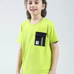 Monte Carlo Boys Round Neck Pockets T-shirt-image-60
