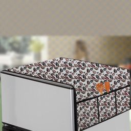 The Furnishing Tree Grey Plastic Refrigerator Cover-image-70