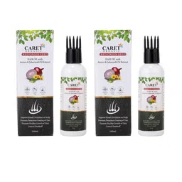 CARET ORGANIC Set Of 2 Red Onion Seed Non-Sticky Hair Oil- 100ml Each-18