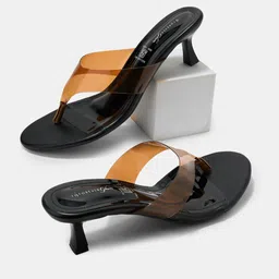 Forever Glam by Pantaloons Embellished PU Block Sandals-picture-34