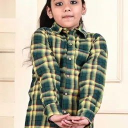 Cloth Bites Unisex Kids Checked Formal Shirt-picture-28