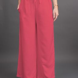 GRACIT Women Solid Straight Fit Ethnic Parallel Pocket Palazzo-image-71