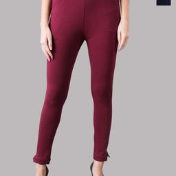 Valles365 by S.C. Women Pack Of 2 Cotton Ankle-Length Leggings with Pocket-image-90
