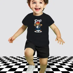 MGRS Kids-Unisex Black Clothing Set-image-98