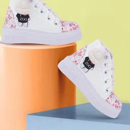 PASSION PETALS Girls Printed Lace-Ups Boots-58