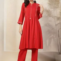 Nayam By Lakshita Women Regular Kurta with Palazzos-picture-58