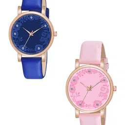 Gopal Shopcart Unisex Pack of 2 Printed Round Tang Regular Analogue Watches-C36RG-picture-33