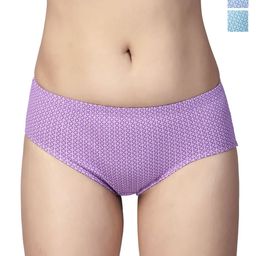 CHIC Women Pack Of 3 Printed Pure Cotton Basic Briefs-image-42