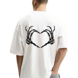 Fashnobic Men Graphic Printed Round Neck Cotton Oversized T-shirt-image-124