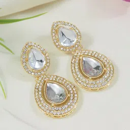 I Jewels Contemporary Drop Earrings-picture-56