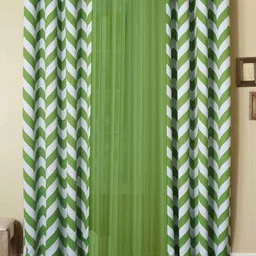 Dekor World Multicoloured Set of 3 Long Door Curtain-34