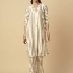 Chemistry Striped Mandarin Collar Shirt With Trousers Co-Ords-picture-19