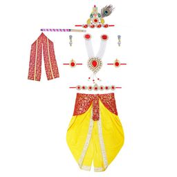 itsmycostume Infant Boys Janamashtmi Little Krishna Costume-image-99