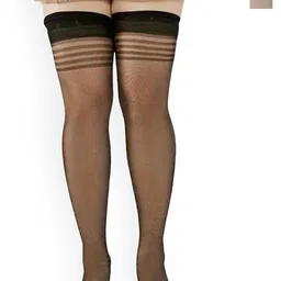 BAESD Pack Of 2 Plus Size Thigh High Sheer Stockings-image-66