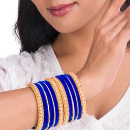 Mamon Creations Set of 20 Alloy Bangles-image-75