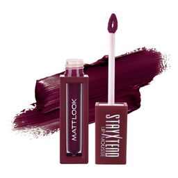 MATTLOOK Stayxtend Non Sticky Lip Mousse Enriched With Vitamin E - 4 ml- Wine 'O' clock-10 image 1