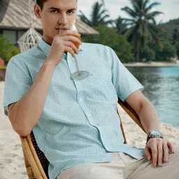 Peter England Casuals Men Spread Collar Floral Printed Cotton Casual Shirt-image-92