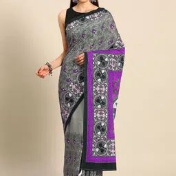 BUTA BUTI Floral Printed  Pure Cotton Saree-image-39