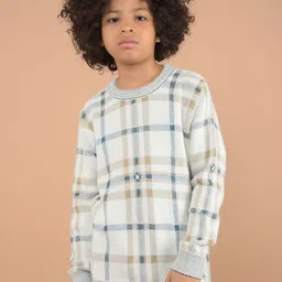 Crimsoune Club Boys Checked Pullover-image-20