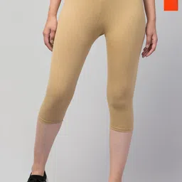 Attire Zone Women Pack of 2 Skinny Fit Capris-image-97