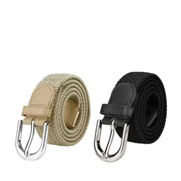 Niddleman Men Pack of 2 Braided Belts-image-88