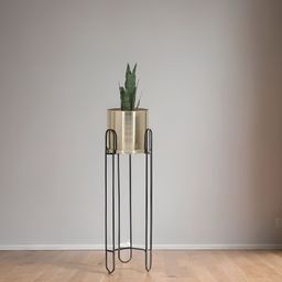 Royaloak Brown Metal Floor Planter With Stand-image-61