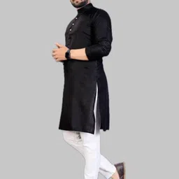 ANUJ FASHION Men Blended A-Line Kurtas-picture-6