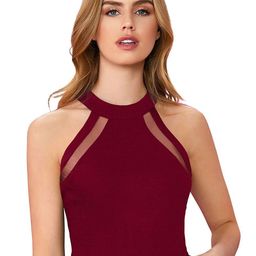 SHOPONBIT Women Solid Round Neck Fitted Top-image-90