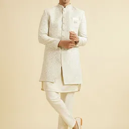 Manyavar Embroidered Sherwani Set-image-41
