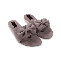 Red Flamingo Girl Open Toe Flats-13