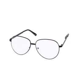 AUGEN Unisex Clear Lens & Black Aviator Sunglasses with-0