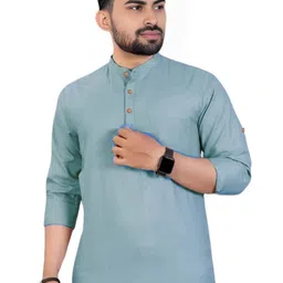 BHUVIKOO Men Blue Kurtas-picture-13