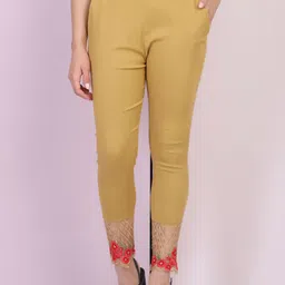 BUY NEW TREND Mid Rise Slip-On Skinny Fit Regular Trousers-image-54