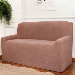 HOUSE OF QUIRK Single Seater Universal Jacquard Crocodile Soft Touching Fabric Sofa Cover-93