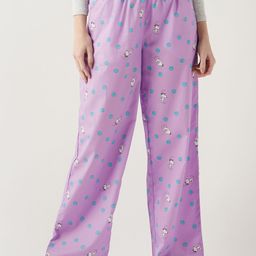 Bewakoof Printed Mid-Rise Lounge Pants-image-2