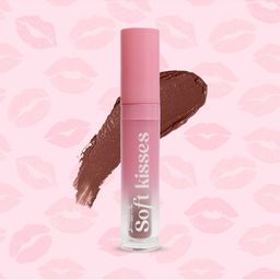 Jaquline USA Soft Kisses Matte Liquid Lipstick - 4.2 ml - Mocha Mist 06-image-38