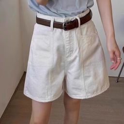 StyleCast Women Loose Fit High-Rise Denim Shorts-image-94